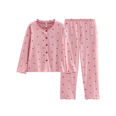 芬腾女士纯棉长袖睡衣