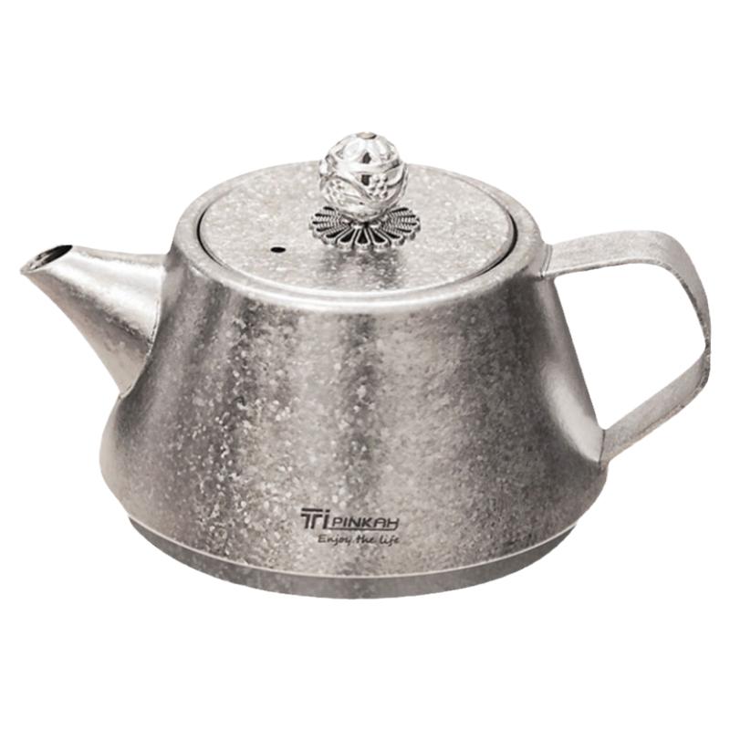 品家家品户外露营纯钛茶具套装