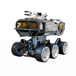 森宝正版流浪地球弹药花洒战车组装模型男孩小颗粒拼装积木玩具