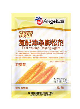 安琪油条膨松剂未添加铝蓬松剂油条脆皮专用粉家用炸油条250g