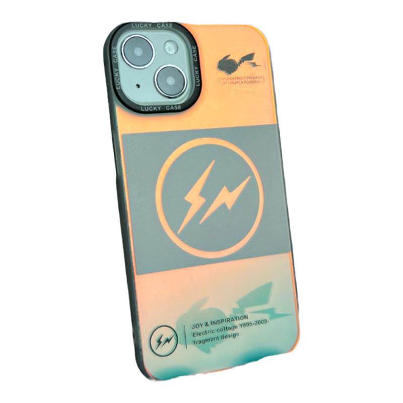 神奇宝贝藤原宝可梦合集手机壳适用于iPhone15Promax镭射IMD12/13卡通比卡丘7/8耿鬼X/XSMAX杰尼