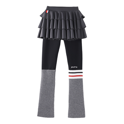 BarryBanny女童加绒保暖瑜伽裙裤