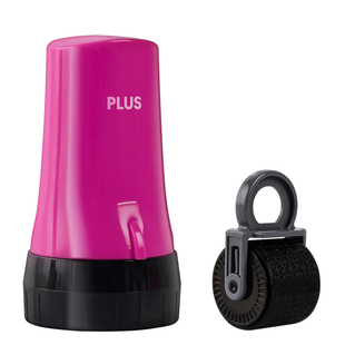 日本PLUS普乐士保密印章滚轮式乱码快递单信息消个人隐私密码保护印章露盖字棒