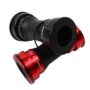 MEROCA山地车公路自行车中空一体陶瓷培林轴承超轻旋入式螺纹中轴