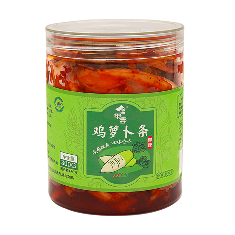 衡阳金甲岭香辣鸡萝卜干金甲吉