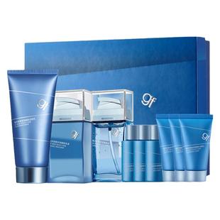 高夫男士锐智多效焕肤洗面奶爽肤水乳液护肤品套装保湿补水淡细纹