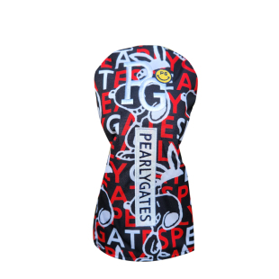 出口日韩PG笑脸高尔夫球杆套 杆头套 球头保护帽套布料男女士通用