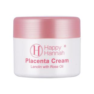 澳洲进口Happy Hannah乐晗绵羊油玫瑰花精华胎素美亮淡白斑纹乳霜