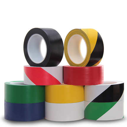 5S6S定位警示胶带地板胶带无尘车间划线胶带33m黑黄斑马线胶带PVC