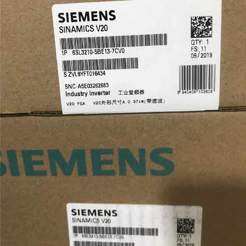 议价6SL3210-5BE13-7CV0 西门子V20 3AC 380V变频器6SL32105BE137