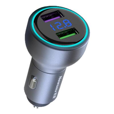 纽曼100W车载充电器超级快充全协议点烟器转换插头汽车usb车充