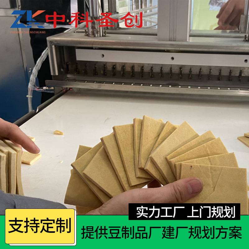 数控豆腐干机 豆制品加工厂大型全自动五香豆腐干机械设备 可定制