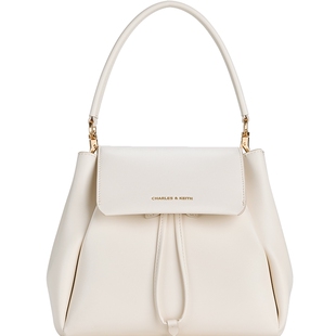 CHARLES&KEITH26夏季新款CK2-60840692抽绳手提双肩包单肩斜挎包