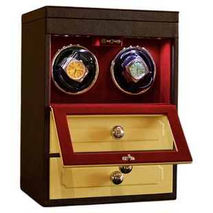 观园吉原创设计全自动摇表器机械表多功能家用复古首饰盒收纳礼物