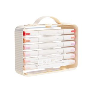 晨光双软头丙烯马克笔直液式控墨儿童学生绘画彩色笔套装盒装美术