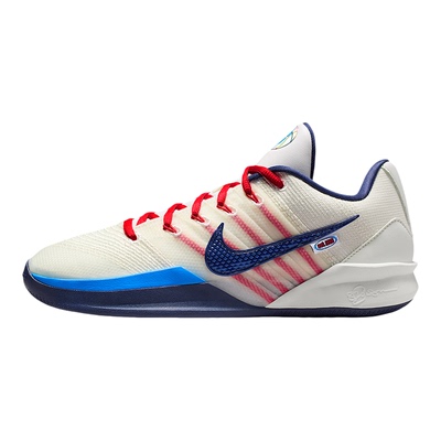 Nike/耐克正品Sabrina3新款女经典米白红蓝色篮球鞋IH1125-100
