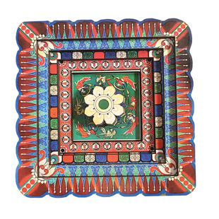 敦煌冰箱贴五层加厚木质藻井系列磁吸文创伴手礼莫高窟旅游纪念品