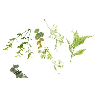 仿真花草尤加利叶子浆果 diy胸花手腕花制作素材微观造景绿植点缀