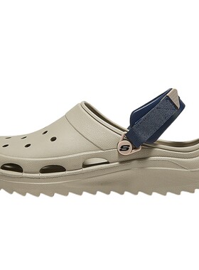 Skechers斯凯奇洞洞鞋男鞋轻便软弹透气泡泡鞋户外沙滩鞋 243311