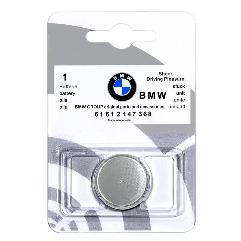 宝马原装车钥匙电池X3/X1/X2/X5/X4/X6三320li五系525刀锋mini530le/7系730/740/3gt/经典老款遥控器纽扣电池