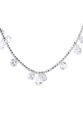 showdigu满天星镶钻项链