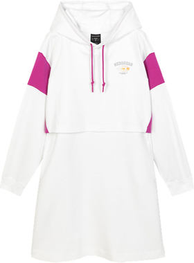Skechers/斯凯奇 冬季新款假两件女子长袖连衣裙L121W043