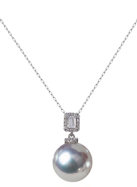 高品天然珍珠万能扣单颗吊坠