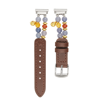 GT6手表幸运串珠真皮表带高级感