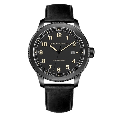 正品休闲防水全自动夜光海鸥手表