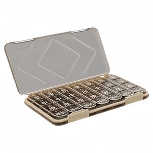 老人专用药盒一周七天分装大容量密封防潮便捷食品级材质吃药提醒