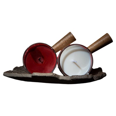 低温蜡烛48度精油小奶杯香薰