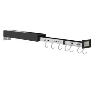 米司库厨房橱柜推拉式锅具挂架锅拉宝储物柜加长收纳推拉架锅挂钩