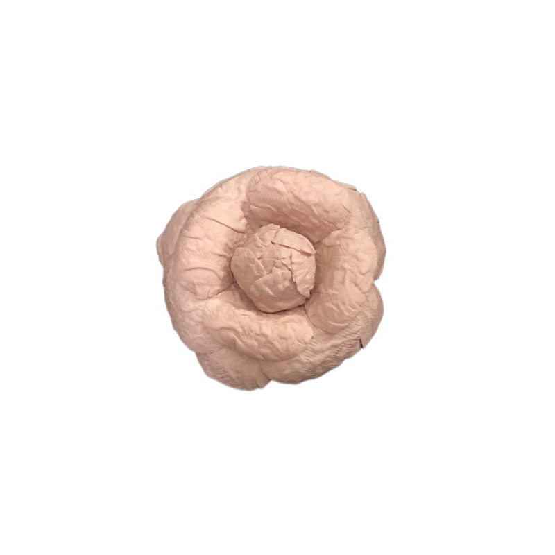 全6.5cm高端DIY皱纹布胸花