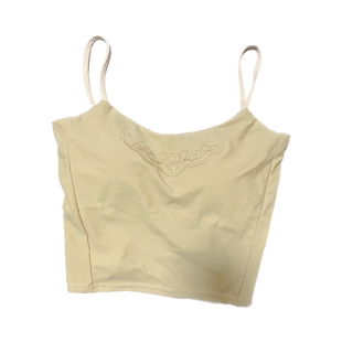 中国舞芭蕾舞古典舞绣花半圆美背有胸垫小吊带背心内搭舞蹈女