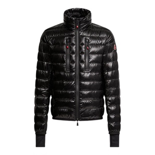 代购蒙口Hers亮面短款立领羽绒服鹅绒男款夹克外套