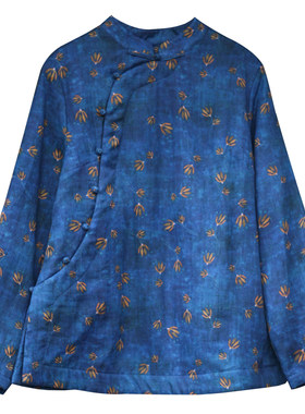 念江南文艺全开襟茶服苎麻外套