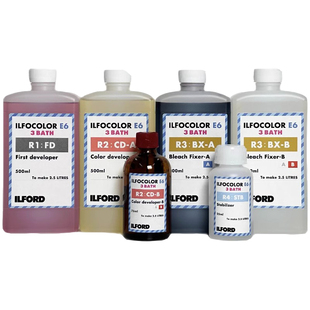 依尔福ILFORD ILFOCOLOR E6/CR56 彩色反转片冲洗套药三步
