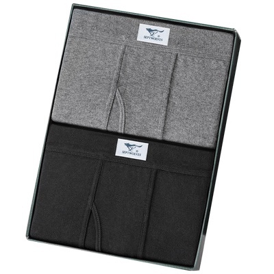 七匹狼纯棉抗菌男士秋裤