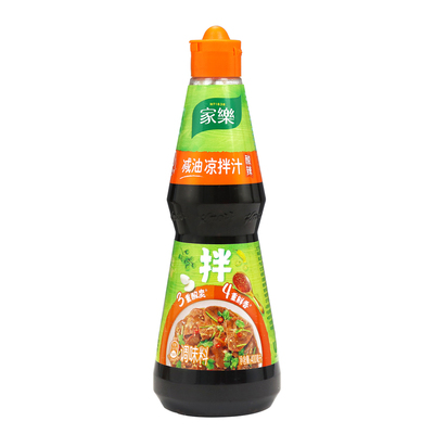 整箱家乐酸辣凉拌汁400ml椒麻凉拌鲜辣凉拌素菜凉拌面厨房调味汁