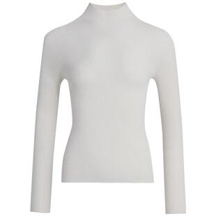 [无缝一体织造]LANDI半高领绵羊毛套头打底针织衫女2025秋冬新品