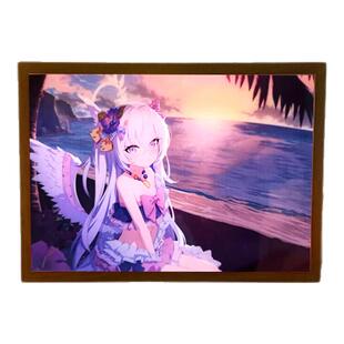 蔚蓝碧蓝档案周边手办白洲梓空崎日奈手办摆件生日礼物小夜灯光画