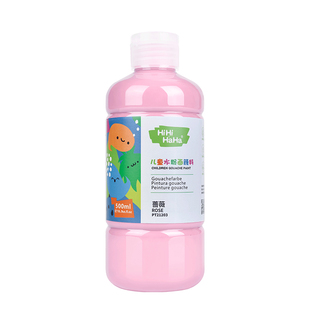 美邦祈富水粉颜料儿童无毒可水洗幼儿园画画大瓶装水彩挤压式小学生初学者24色手指画工具套装美术生画室专用