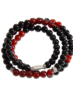 女生黑曜石红玛瑙新中式精致礼盒