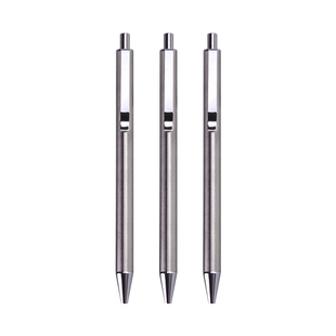 晨光T3101金属按动款中性笔私人定制签字笔学生用0.5mm激光刻名字