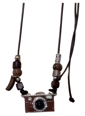 复古相机吊坠项链小众风高级感