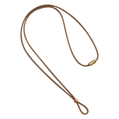 老铺同款八宝罗盘项链绳男女黄金吊坠挂绳手工编织绳子锁葫芦编绳