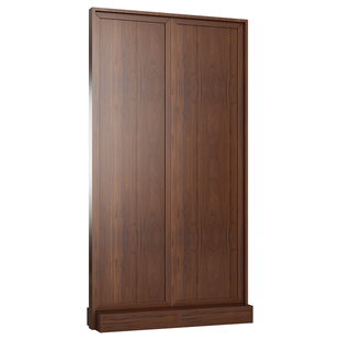 新中式双面屏风隔断客厅入户玄关柜鞋柜一体简约现代木质座屏装饰