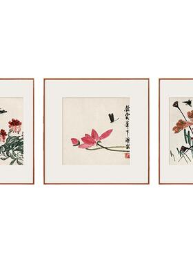 齐白石-荷气生财版画客厅装饰画