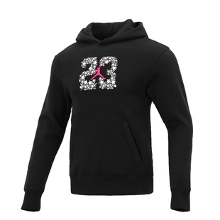 NIKE耐克23号卫衣加绒加厚保暖套头衫2024秋新款套头衫DJ0220-010