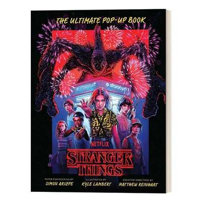 英文原版怪奇物语3D立体书